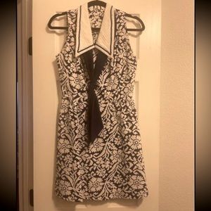 Vintage Sailor Style Mini Dress